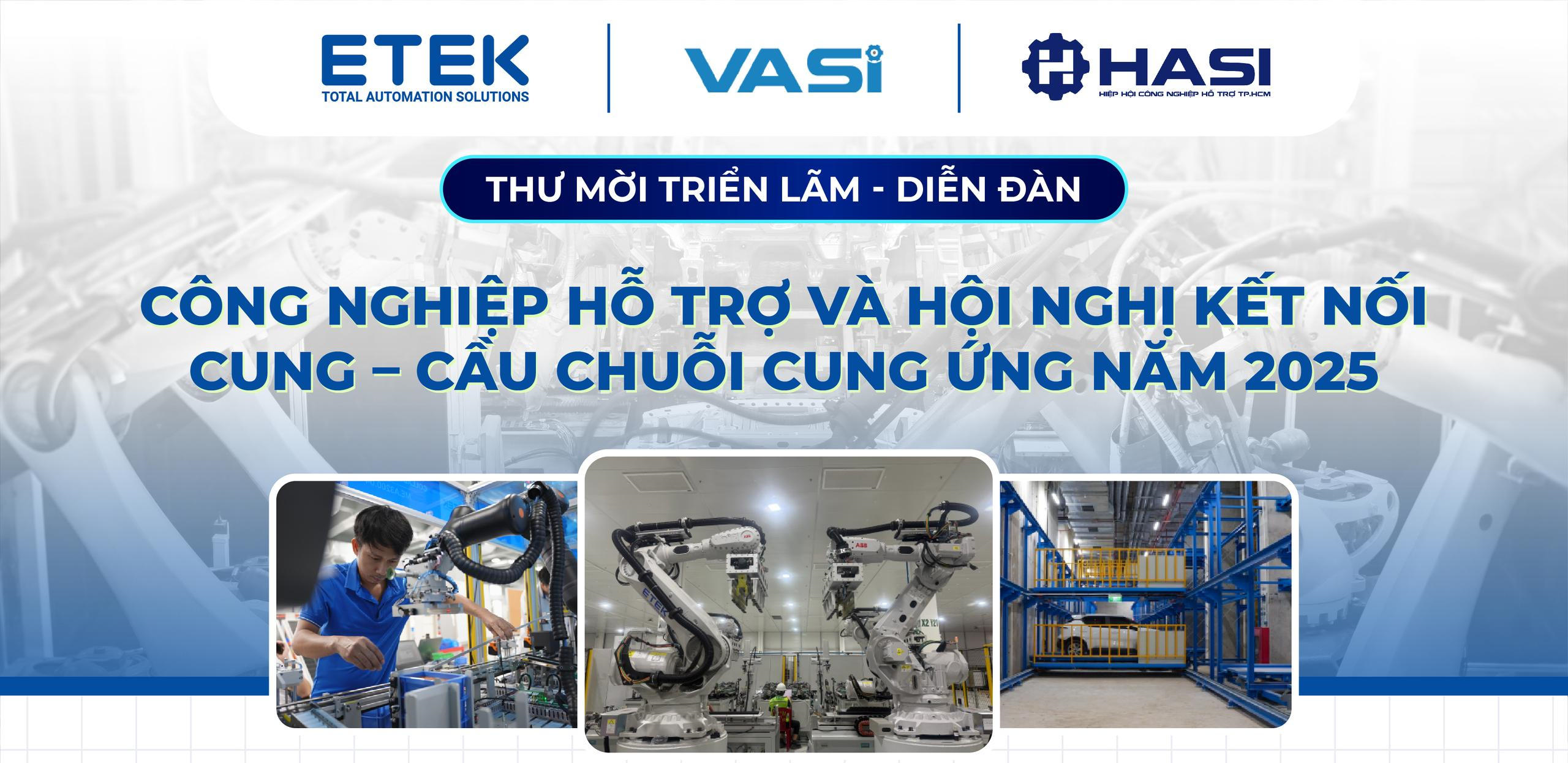 Triển lãm về CNHT và Hội nghị kết nối cung cầu chuỗi cung ứng 2025