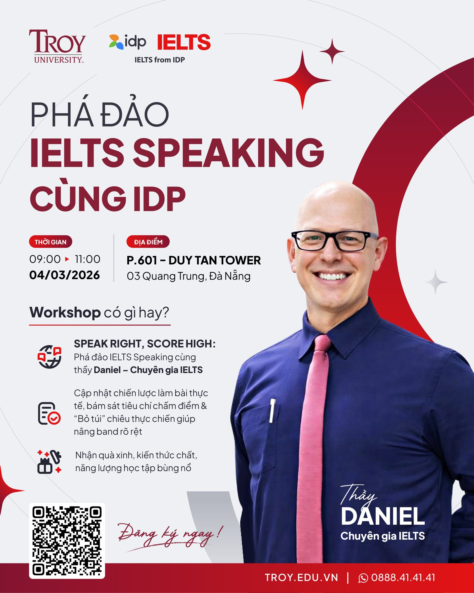 Workshop 'PHÁ ĐẢO IELTS SPEAKING' cùng IDP