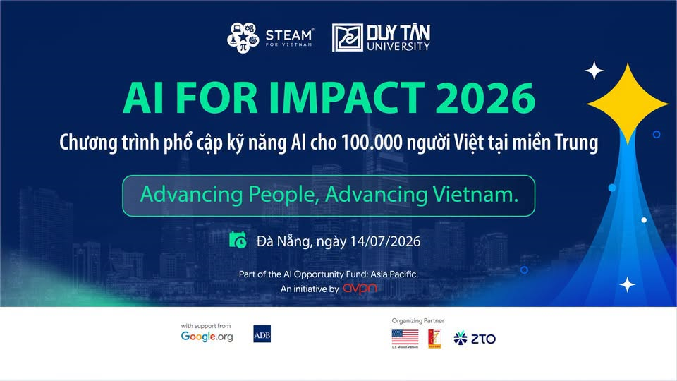 AI FOR IMPACT 2026 CHÍNH THỨC ĐẾN MIỀN TRUNG